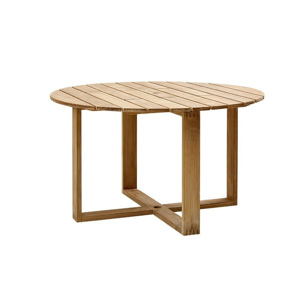 Crate and barrel teak dining online table