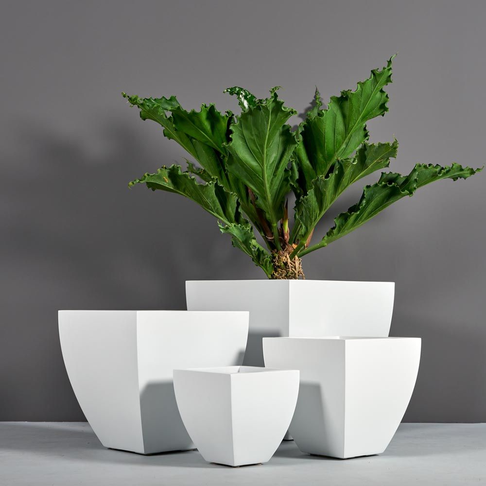 Lima Fiberglass Tapered Planter
