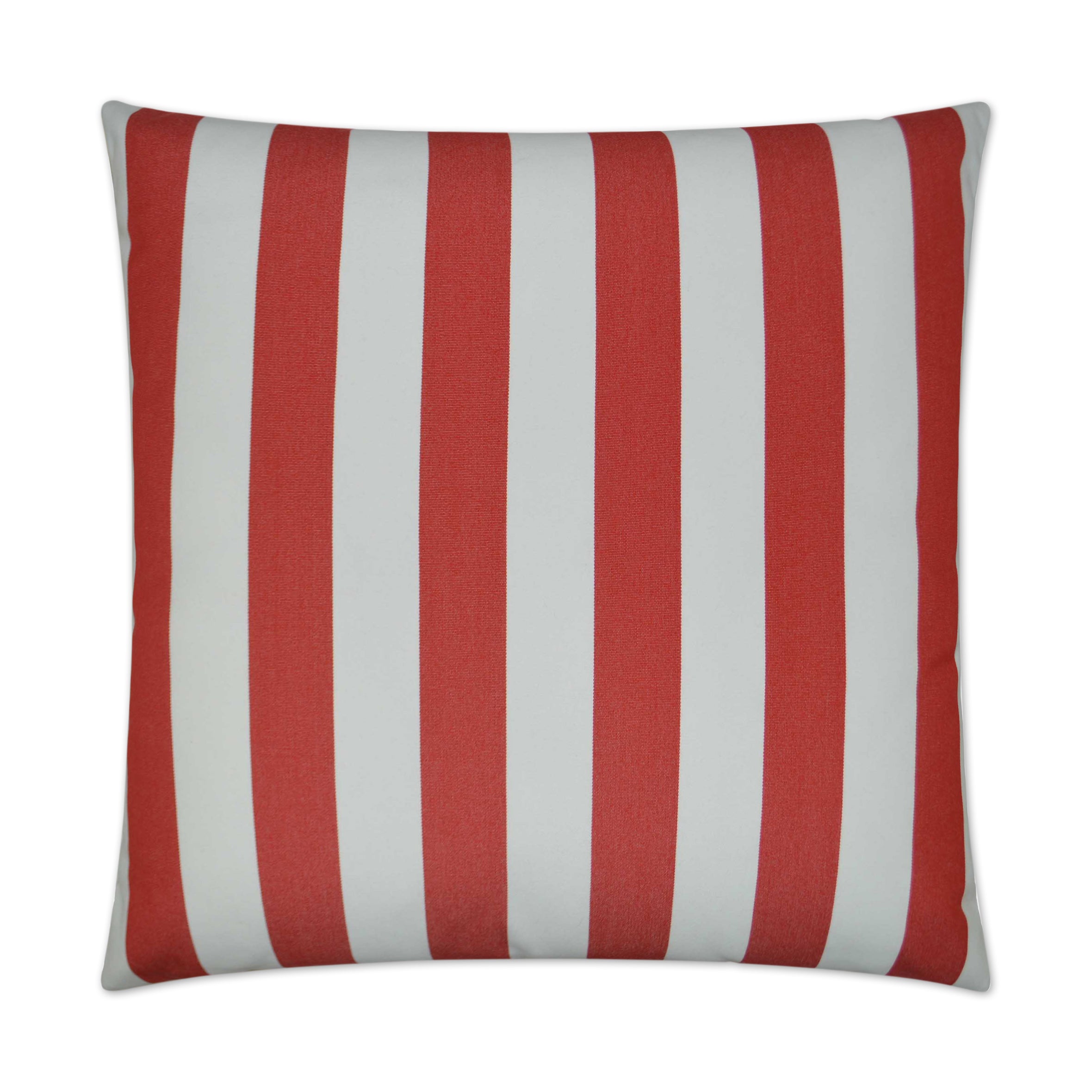 Red and white discount striped throw pillows