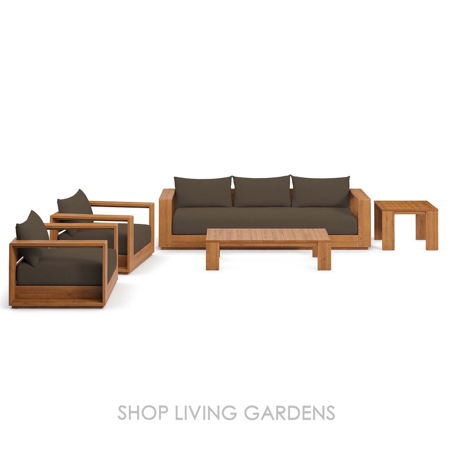 Tangier Outdoor Set in Acacia Wood | Shop Living Gardens