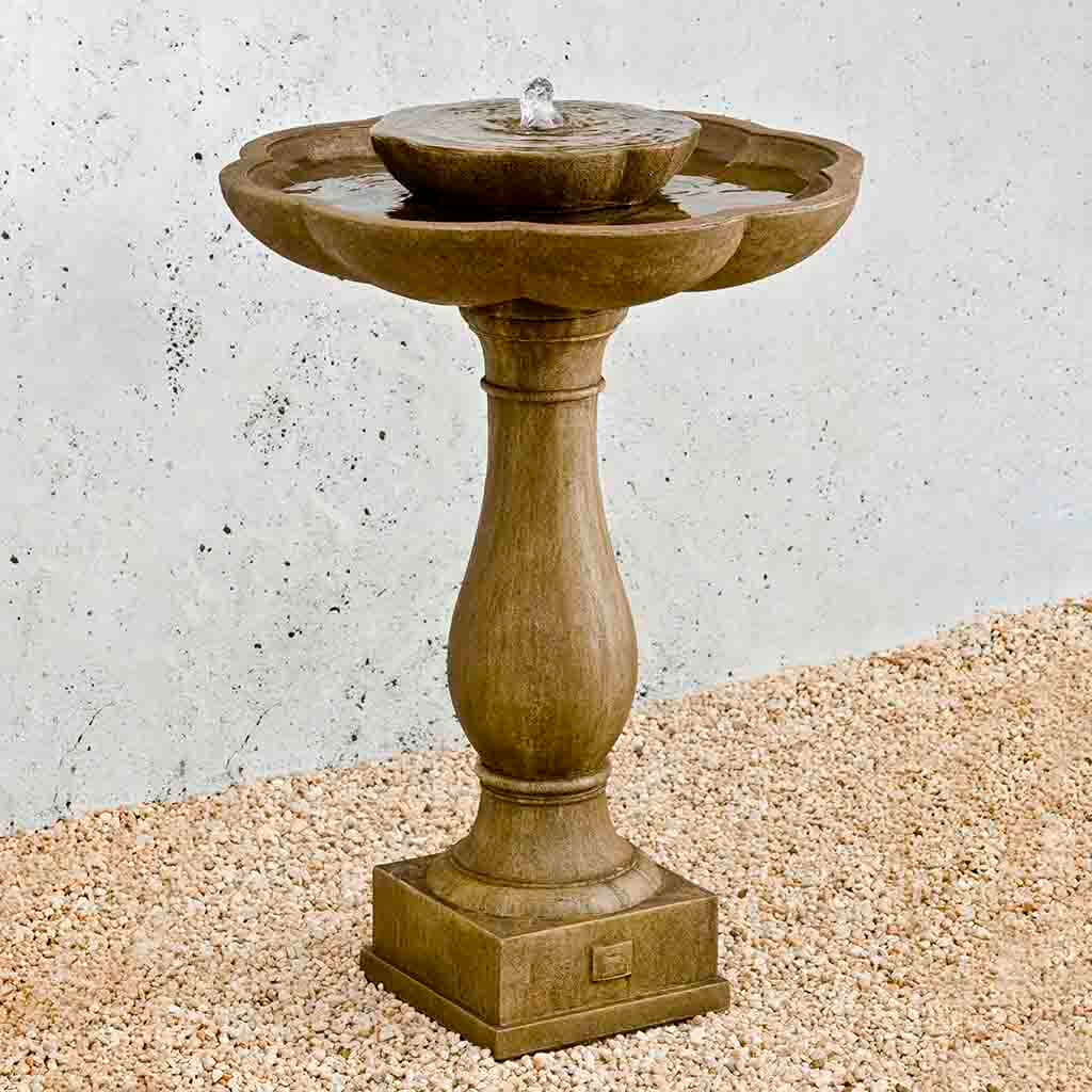 Campania International Flores Pedestal Fountain - Thumbnail 4