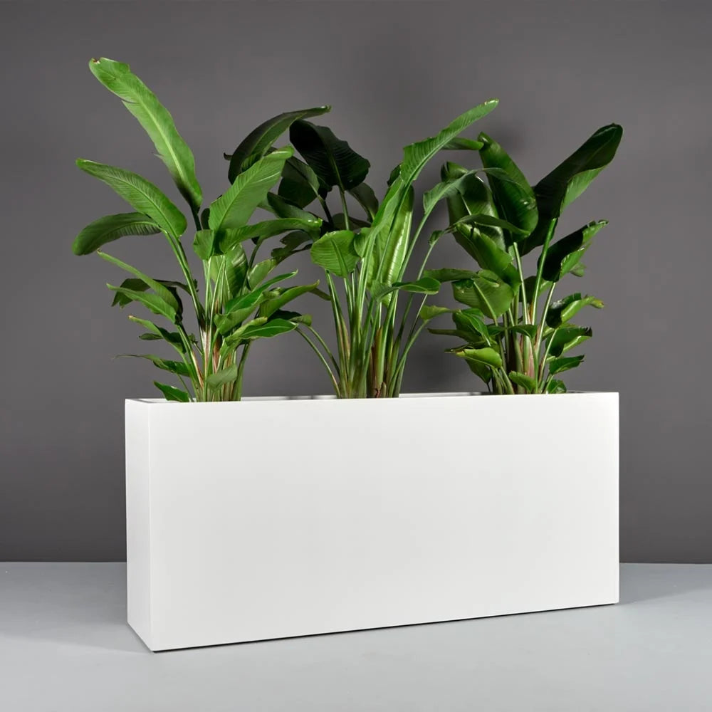 indoor plant pots rectangular Potsdam Fiberglass Indoor/Outdoor Planter