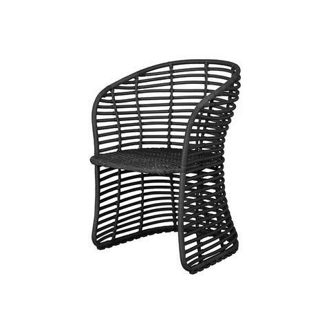 Basket Dining Chair in Graphite