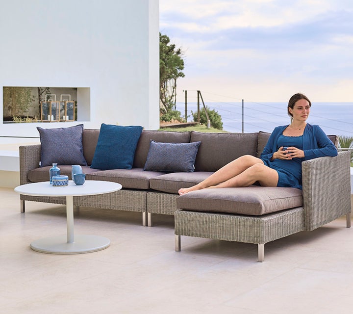 Connect 2 Seater Sofa Right in Taupe