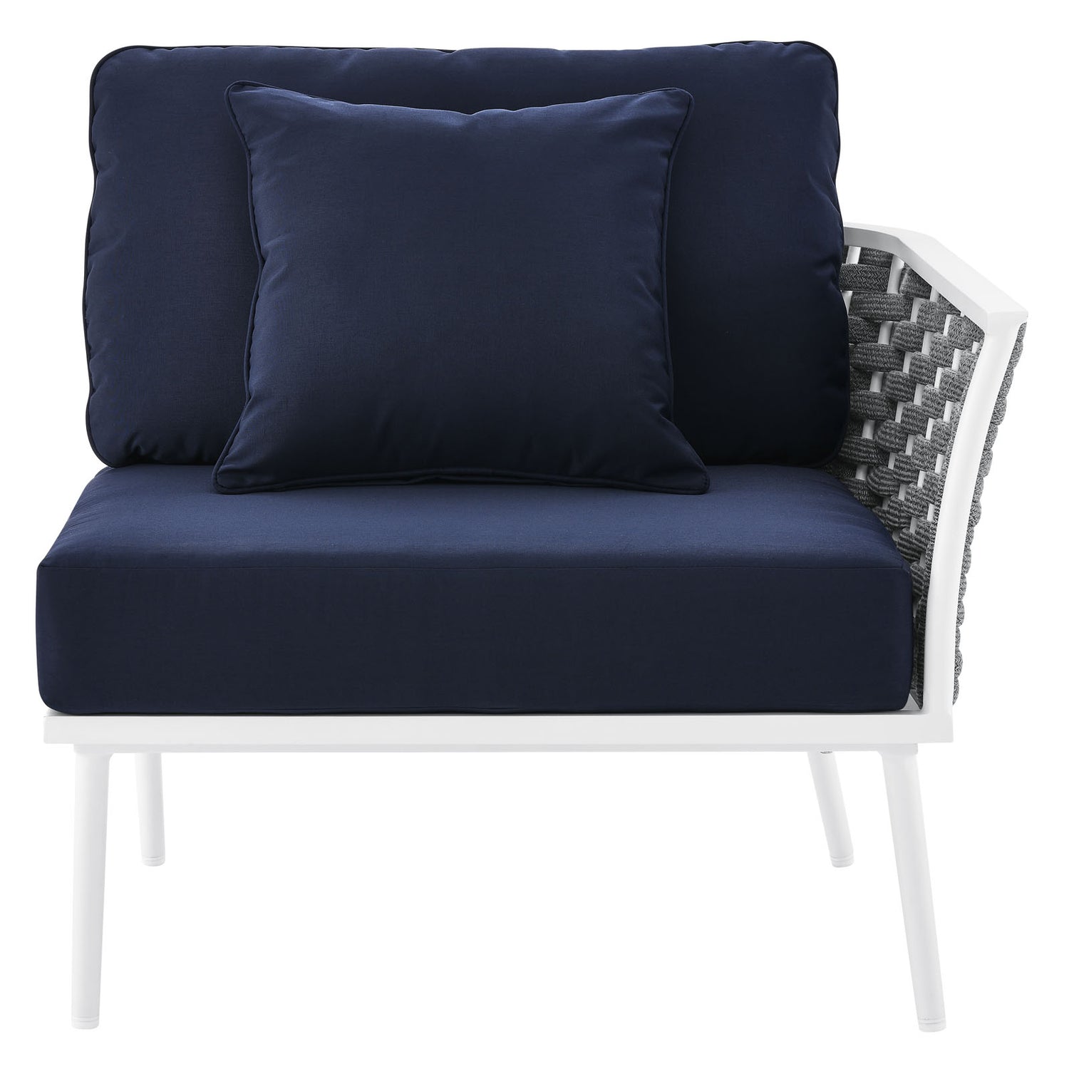 Kashmir Right Facing Armchair Navy Patio and Garden Collection