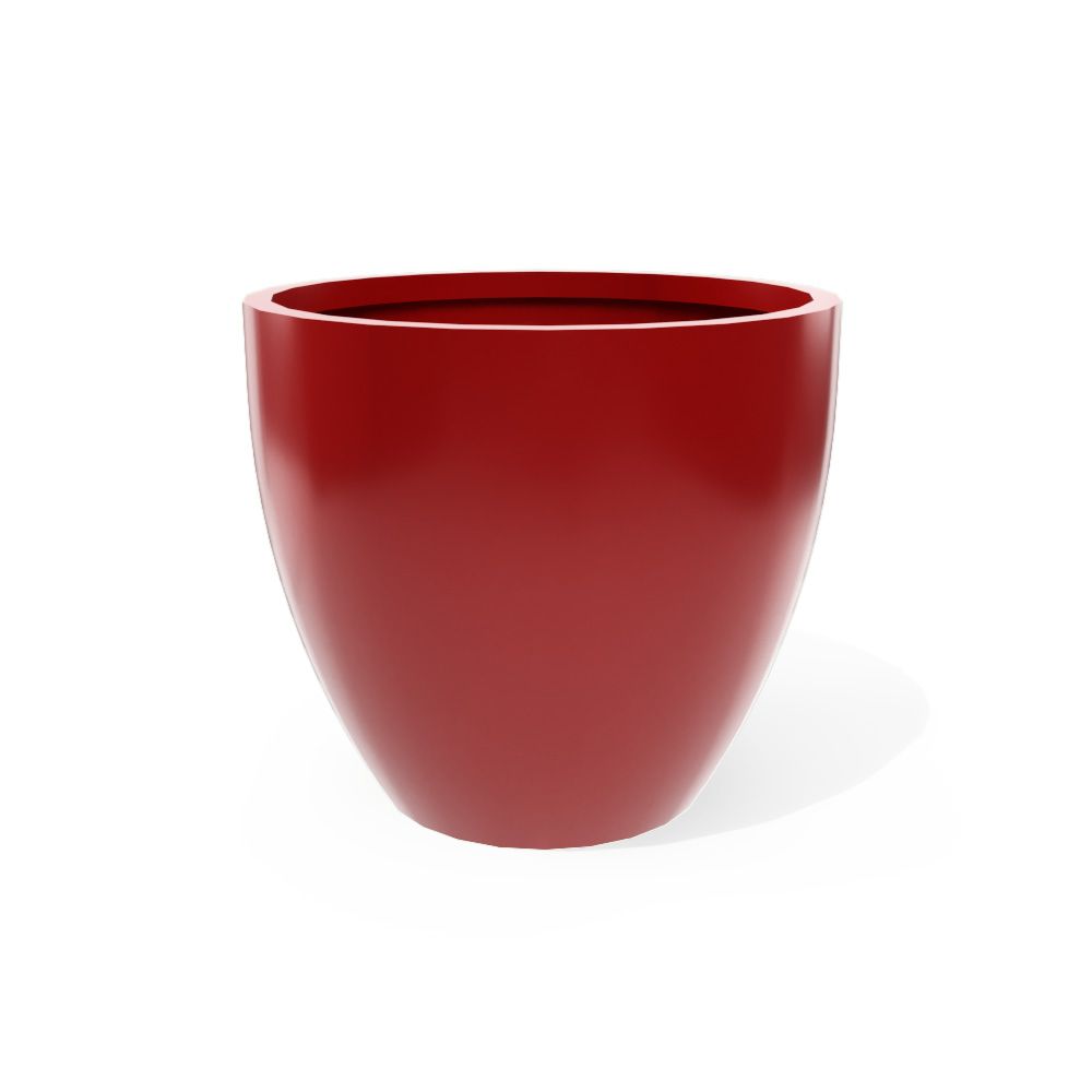 extra large red plant pots Wannsee XL Round Indoor/Outdoor Planter