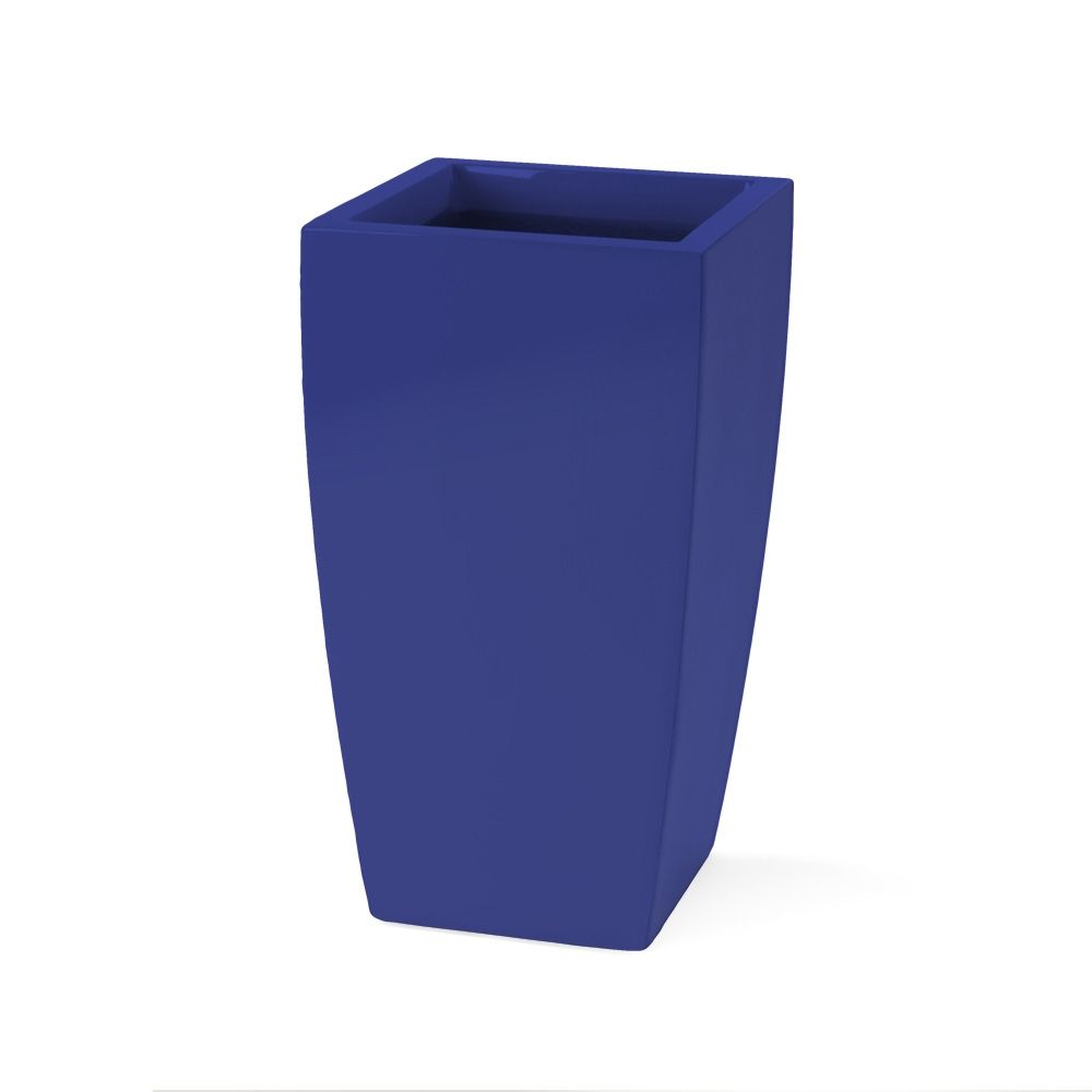 plastic planter tall Toulan Fiberglass Tall Indoor/Outdoor Planter