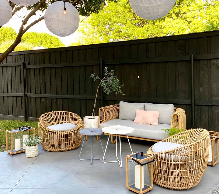 Nest Outdoor Round Chair in Natural Shop Living Gardens