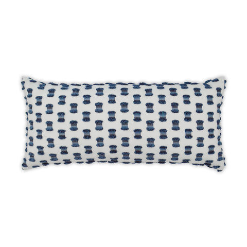 Polyester Lumbar Rectangular Indoor/Outdoor Pillow Cover & Insert Latitude Run Color: Gray/Navy/Beige