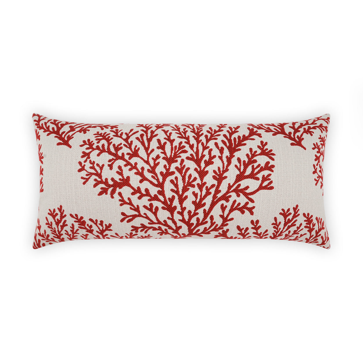 Red Outdoor Lumbar Pillowsnull