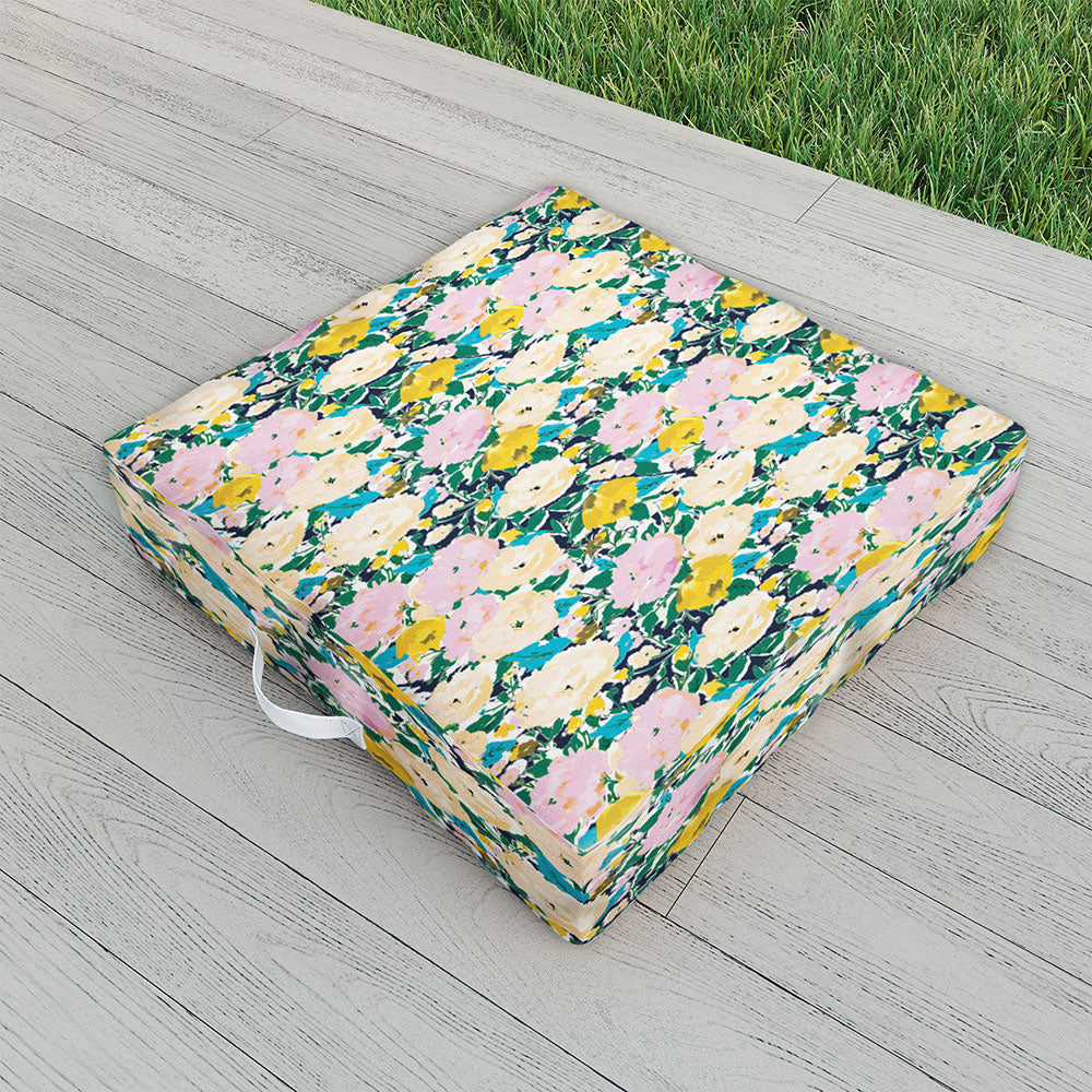 Floor Cushion for Kids in Floral Pattern