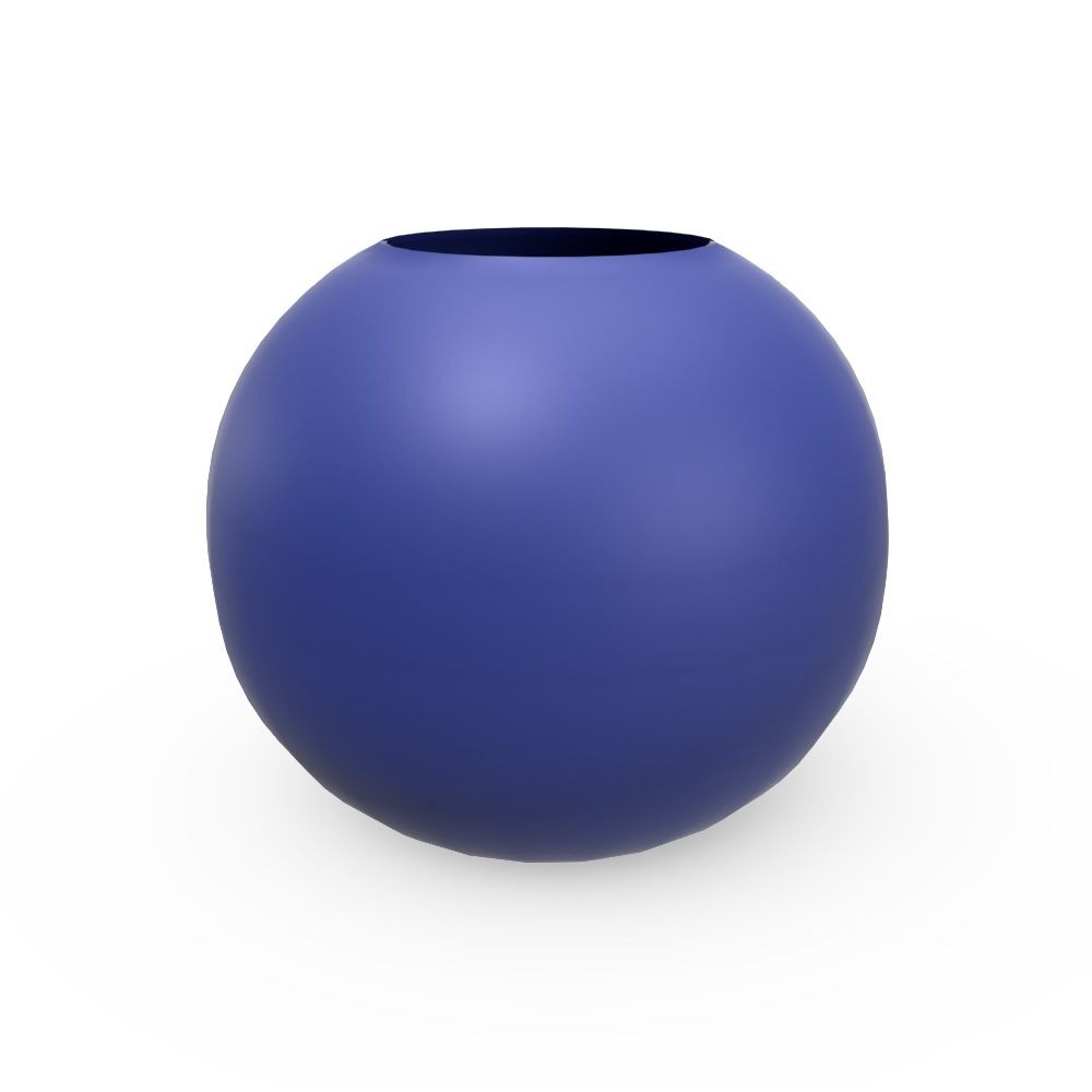 Fiberglass Globe Planter (multiple colors and sizes) Patio and Garden