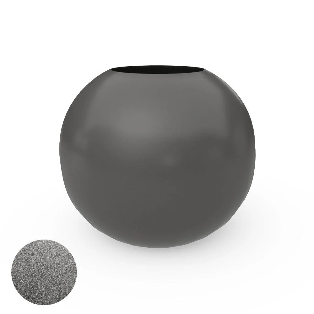 Fiberglass Globe Planter (multiple colors and sizes) Patio and Garden