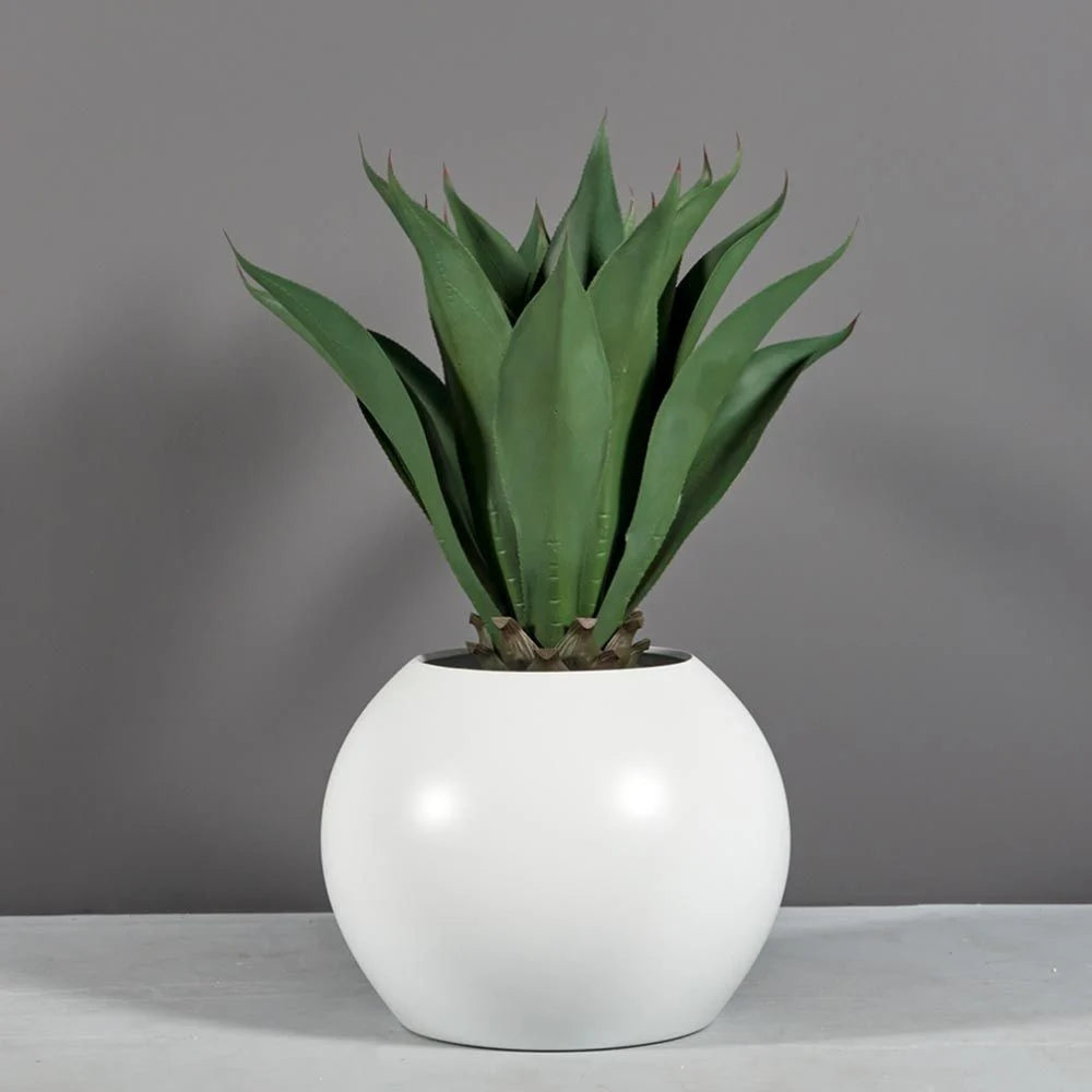 Fiberglass Globe Planter (multiple colors and sizes) Patio and Garden