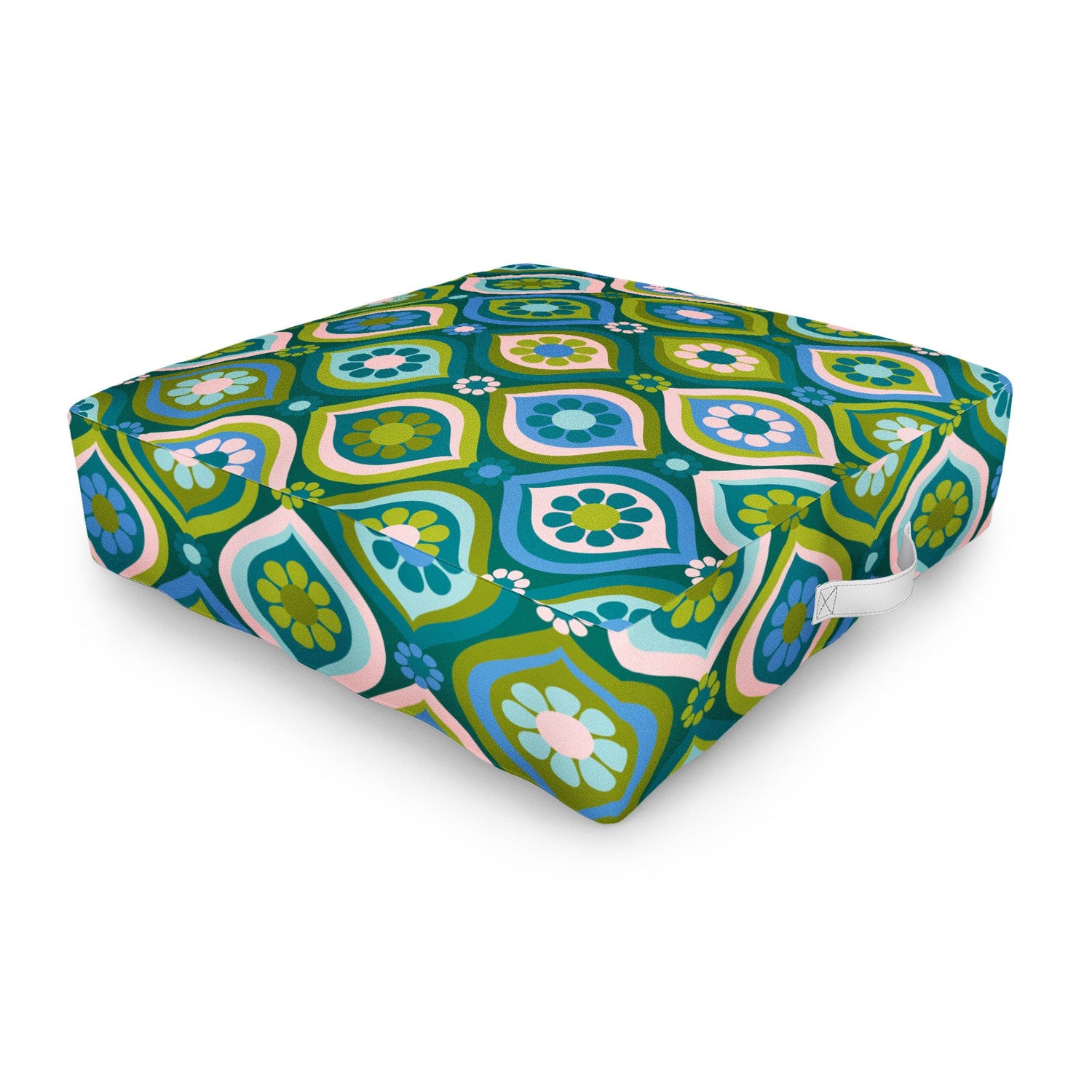 Retro Pattern Outdoor Floor Cushion Collection | Shop Living Gardens