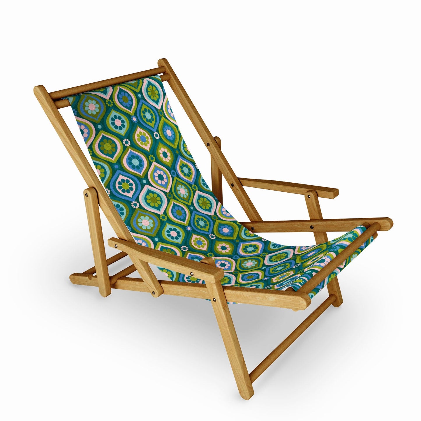 Retro Pattern Beach Chair Collection | Patio and Garden Collection 