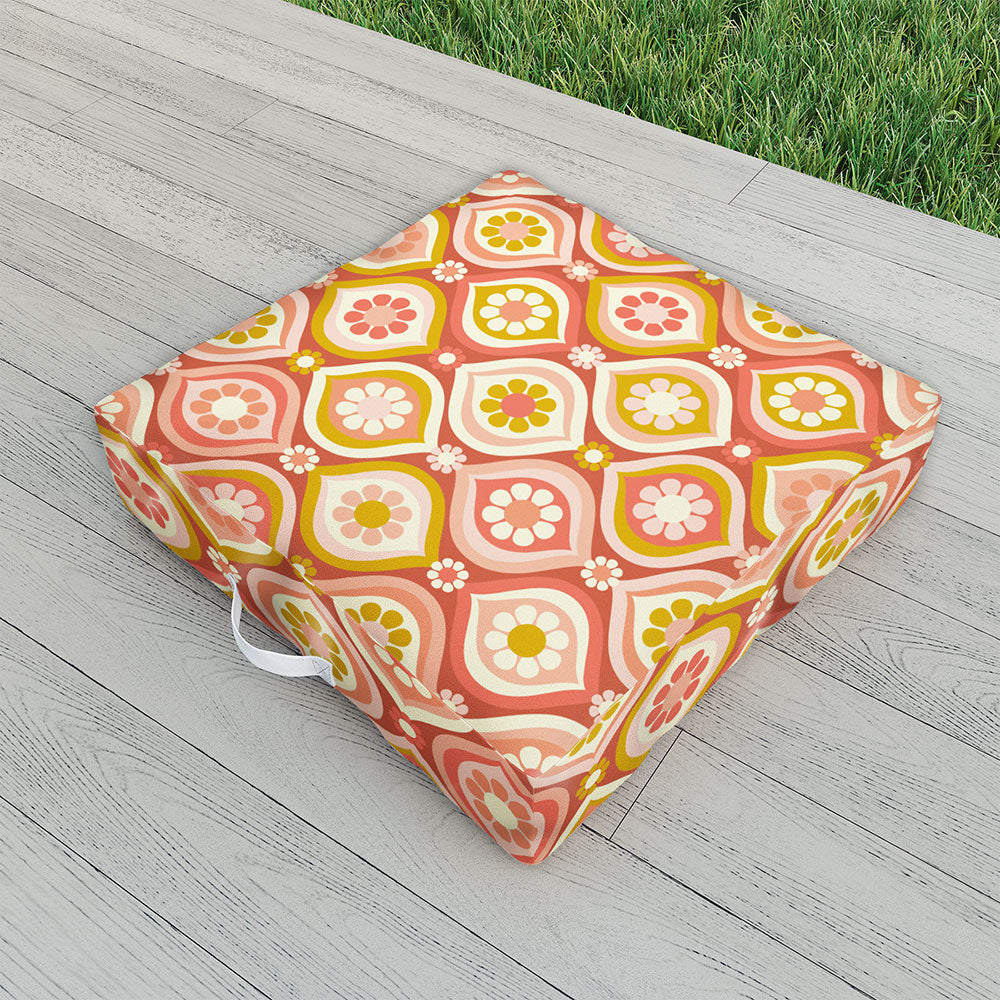 Retro Pattern Outdoor Floor Cushion Collection 10 patterns