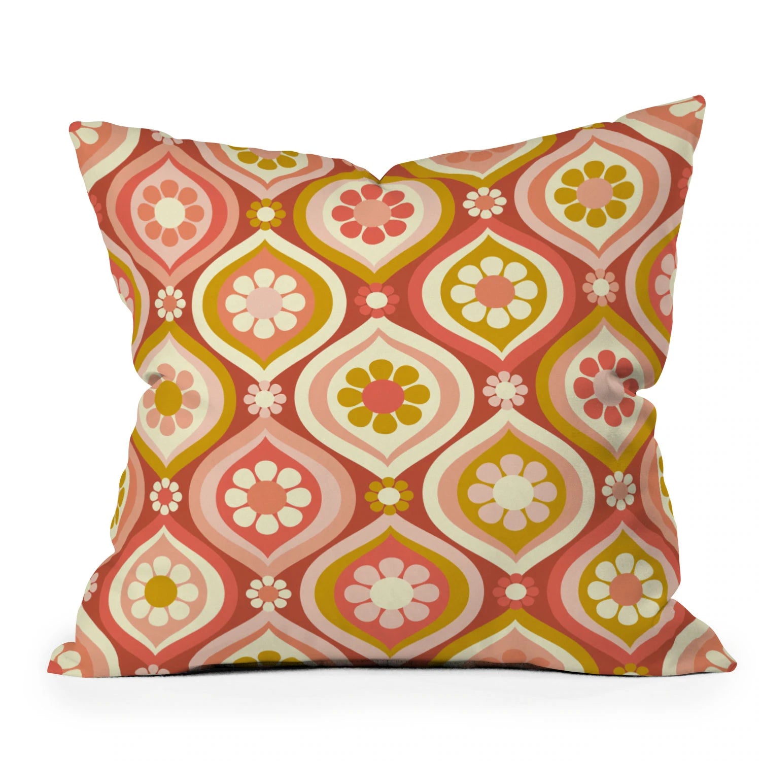 Pink and orange online outdoor pillows