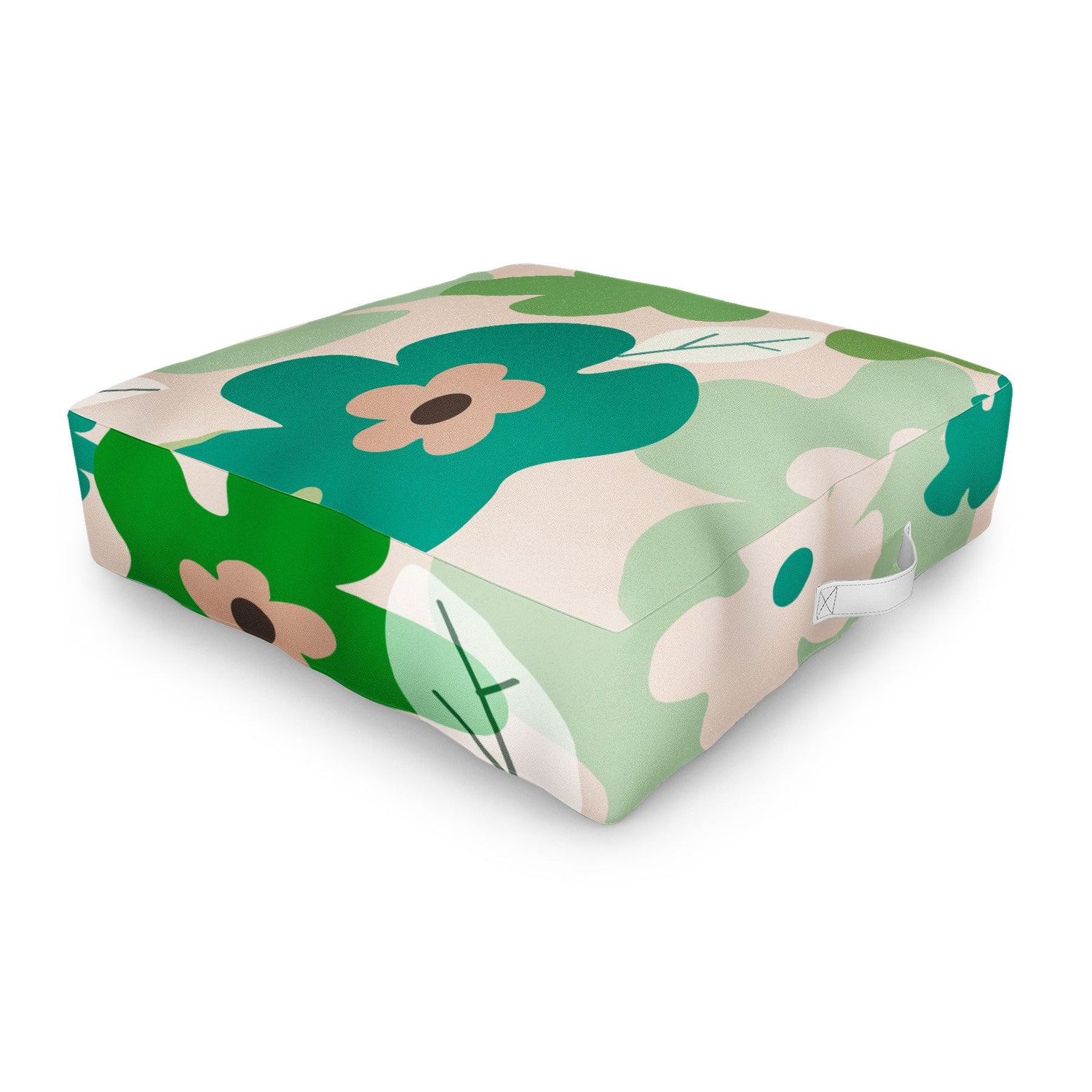 Retro Pattern Outdoor Floor Cushion Collection | Patio and
